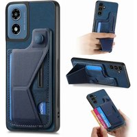 Leather Card Holder Capa for Motorola Moto G56 G85 G55 G45 G05 E15 S50 Edge 60 Fusion Edge50 Pro 50 Neo 5G Bumper Back Case