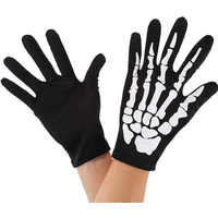 AliExpress Halloween Skull Gloves Lightweight Full Finger Skeleton Cycling Gloves Costume Cosplay Equipment Accessories for Men Women Kids