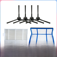 Compatible For Medion MD 18500 /18600 /18501 Robot Vacuum Cleaner Hepa Filter Primary Filter Spin Edge Side Brush Spare Part Kit