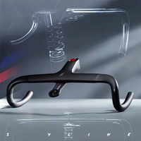 AliExpress BIGROCK carbon fiber road handlebar gravel handlebar full internal routing handlebar 360/380/400/420 for OD1 28.6mm&OD2 31.8mm
