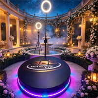 Festliche Energie von allen Seiten | Sportpreise Stolz | 360-Grad-Panorama-Fotobox, 360-Fotobox, Tragbare Fotobox, Flightcase, Automatische Drehung, Fernbedienung | Party-Event