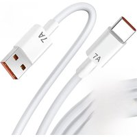 120W 7A USB Type C Cable Super Fast Charging Cable For Samsung S24 S25 Plus Xiaomi 15 Huawei USB C Mobile Phone Data Cord Wires