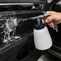 Pneumatic Tornado Cleaning Gun with Spray Bottle, Car Interior & Engine Bay Washing Tool, Air Blow Dust Cleaner Spray Gun for Au