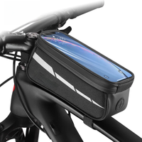 AliExpress West Biking WEST BIKING Bicycle Top Tube Bag TPU Touch Screen For 7.0 Inch Phone Cycling Bag Waterproof Reflective MTB Road Bike Frame Bag