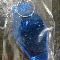 Blank DIY Custom Logo Clear Dots ABS Plastics Hotel Motel Movie Key Chains Tag Pendant Keychain Keyring Cafe Mail Box Gifts