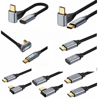USB C 3.2 Gen2 3 10Gbps Extension Cable 3m Type C to C 100W U-shaped 5A Fast Charging Date Cable For MacBook Pro 4k 60Hz Video