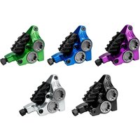 AliExpress ZRACE XG4 Flat Mount 4 Pistons Caliper, Road Hydraulic Brake Caliper, ICE-TECH Pads, BMX Raceing Caliper, Full CNC Lightweight,