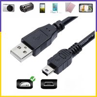 【Fast Ship】Mini USB Cable 0.5M/1M/1.5M/2M/3M USB To Mini USB Fast Charging Data Cable Charger For Phone Camera Mp3 Mp4