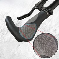 AliExpress BUCKLOS MTB Handlebar Grips Ergonomics Sheep Horn Sub Bike Handle Shockproof MTB Cuffs Extended Bar End Bicycle Grip