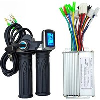 AliExpress NONE 36V 48V 350W 18A E-Scooter Brushless Motor Drive Universal Controller LCD Display Throttle Kit for Electric Bicycle Scooter