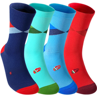 AliExpress gkrq 4 Pairs Team Cycling Socks Professional Sports Bike Socks High Quality Running Socks Basketball Socks Many Colors