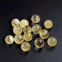 1PC Natural Citrine Crystal Ball - Polished Healing Gemstone Specimen Mineral Sphere for Decoration And Therapy
