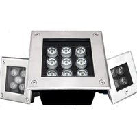 Square LED Underground Light LED Outdoor Ground Light Garden Path Buried Yard Lamp RGB AC85-265V IP67
