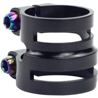 AliExpress SILVEROCK Alloy Bike Double Seatpost Collar Clamp Dual Size 31.6/34.9mm 30.9/34.9mm for Road Bike MTB Carbon Frame Balance Bike