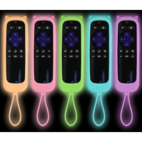 Remote Case for Roku Cover for TCL TV Steaming Stick Silicone Protective Controller Universal Replacement Sleeve Skin Glow