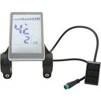 AliExpress Qiilu Electric Bike LCD Meter 5 Pin 24V 36V 48V 60V Universal E Scooter M5 LCD Panel Screen for 31.8 22.2mm Electric Bikes