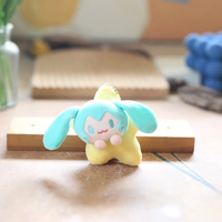 12CM 2024 Anime Hatsune Miku Figure Kawaii Q version Plush Toys Cute Doll Cartoon bag hanging decoration Keychain Pendant Gifts
