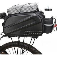 AliExpress BUCKLOS Large Bicycle Saddle Bag Big Capacity Bicycle Carrier Bag Bike Tail Rear Bags Waterproof Cycling Trunk Luggage Shoulder Handbag
