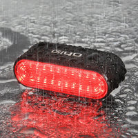 AliExpress NONE GIYO Bike Warning Rear Light IP66 Waterproof Bicycle Brake Sensing Taillight 800mAh Long Lasting USB Charge Led Seatpost Lamp