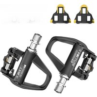 AliExpress NONE BUCKLOS Road Bike Self-locking Pedal for SPD-SL Road Bicycle Clipless Pedal Titanium Spindle Bike Locking Pedal for SPD SL