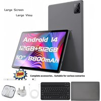 New2026 Android 14 Tablet 10Core 2.5Ghz/12GB RAM/512GB Storage/10.1-Inch 2560*1600 LED Screen/8800mah/Type-C/13+20mp Webcam/gift