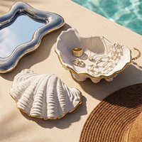 Azulmostaza x BN La Isla Bonita Small Shell Ritual Candle Jar Silicone Molds for Concrete DIY Handmade Storage Box Gypsum Mould