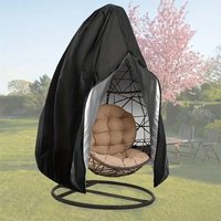 1pcs Patio Egg Chair Covers with Zipper, Wicker Egg Swing Chair Covers, Outdoor Wicker Single Seat Egg Chair Covers