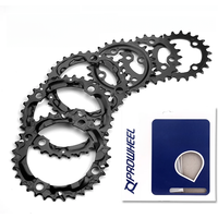 AliExpress NONE MTB Bike Chainring 64/96/104 BCD Chainwheel 22/24/26/28/32/36/38/40/42/44T Double/Triple Speed Sprock for Crankset Repair Tooth