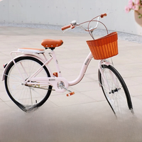 AliExpress TLXT Bicycle Female Commuter Lightweight Bicycle For Work And Walking Solid Tire Regular 24 Inch 26 College Student Male Adult 2024