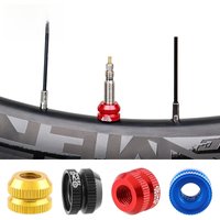 AliExpress NONE MUQZI 2Pcs Bike Tubeless Tire Presta Valve Nut MTB Road Bicycle Rim Aluminum Ultralight Valve Cap Cycling Repair Parts