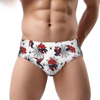Custom Men Spider Man Wallpaper Underpants Comfort Briefs Underwear