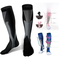 AliExpress moda socmark Compression Socks Men Running Cycling Sports Socks Basketball Football Golf Long Socks Varicose Veins Edema Circulation Medical