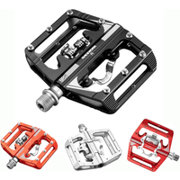 AliExpress RacewoRK RACEWORK MTB Clipless Pedal Set Single Side Clip Compact Double Function Power Meter Pedalen Platform Mountain Bike Pedals