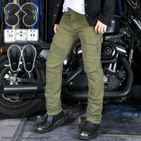 AliExpress ZHANGCI New Black Motocross Pant Men Outdoor Cycling Travel Road Leisure Moto Equipment Protection Knee Pads Hip Pads Motorcycle Jeans