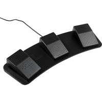 FS23-P Game Switch USB Triple Foot Switch Foot Pedal Photoelectric Switch for Image Acquisition Music Game Control