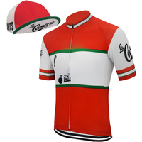 AliExpress NONE Bahanontes La Casera Retro Cycling Jersey and Cycling Cap Red Bike Jersey Team Road Bicycle Clothing