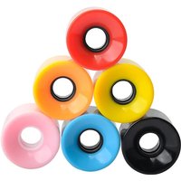 4Pcs/Set Skateboard Wheels High Quality Land Surf Longboard 78A PU Wheel 60x45MM Elastic Skateboarding Roller
