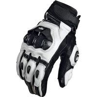 AliExpress NONE Leather Motorcycle Bike Gloves Men's Moto Glove Racing Retro Cycling Motocross Breathable Riding Spring Classic Touch Screen