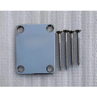 Professional Genuine F Neck Jointed Plate for Electric Guitars Accessories Chrome Color Discount Made in Korea #3479