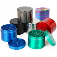 1.5" Metal Alloy Herb Grinder 40MM Small Tobacco Grinder 4 layers Multi Colors