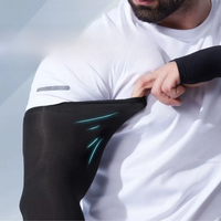 AliExpress YJSFG HOUSE Anti-sunburn Sleeve UV Solar Arm Sleeves Plus Size Men Cycling Sleeve Cool Muff Summer Elastic Sun Screen Sleeves Arm Cover