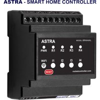 Basic Smart Home controller. WiFi, Bluetooth. Input/Output. TASMOTA firmware. MQTT protocol. Compatible Home Assistant. ESP32