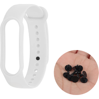 10Pcs Plastic Watch Buckle For Mi Band 6 5 Replacement Button For Miband 4 3 Smart Bracelet Strap Watch Clasp Accessories