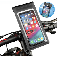 AliExpress GOLDFOX Waterproof Bike Holder Pouch Bag Bicycle Phone Case TPU Touchscreen with Rain Cover Handlebar Mirror Motorcycle Stand Mount