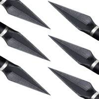 Traditional Broadheads , Arrow Heads 125 Grain Practice Arrow Tips for Compound & Recurve Bows, Hunting & Target Archery