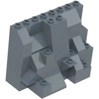 MOC 1PCS Special 6082W 8 Holes 6083 Mountain Building Blocks Wall Rock Panel Part Bricks Compatible Particle Toy Children Gifts