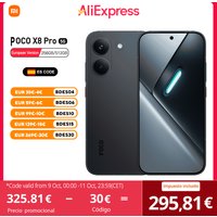 POCO X8 Pro 5G Wersja Europejska 256GB/512GB 6.59" AMOLED 1.5K 120Hz 6210mAh 50MP OIS IP68 NFC Dimensity 8500-Ultra Bez Ładowarki
