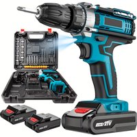 Kabelloser Schlagbohrer, elektrischer Schraubendreher, Lithium-Ionen-Akku, elektrische Bohrmaschine, Mini-Handbohrmaschine, Elektrowerkzeuge für Makita 18 V Akku