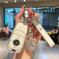 Car Remote Key Case Shell Auto Accessories For Mercedes Benz A B C E S Class W206 W204 W212 W213 W176 GLC CLA AMG W177 W223 S350
