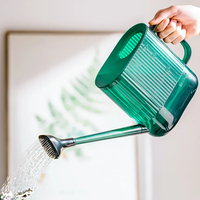 1800ML Garden Watering Can with Sprinkler Head Plastic Watering Can Modern Water Can for Indoor and Outdoor Plants